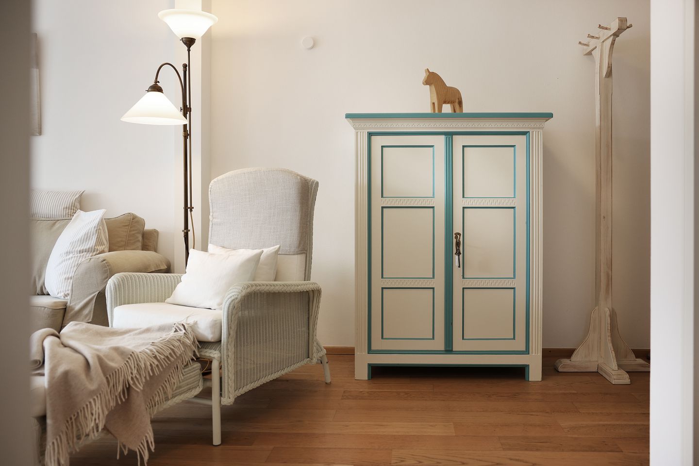 Schwedenhaus Wohnung Agneta - Wohnzimmer
