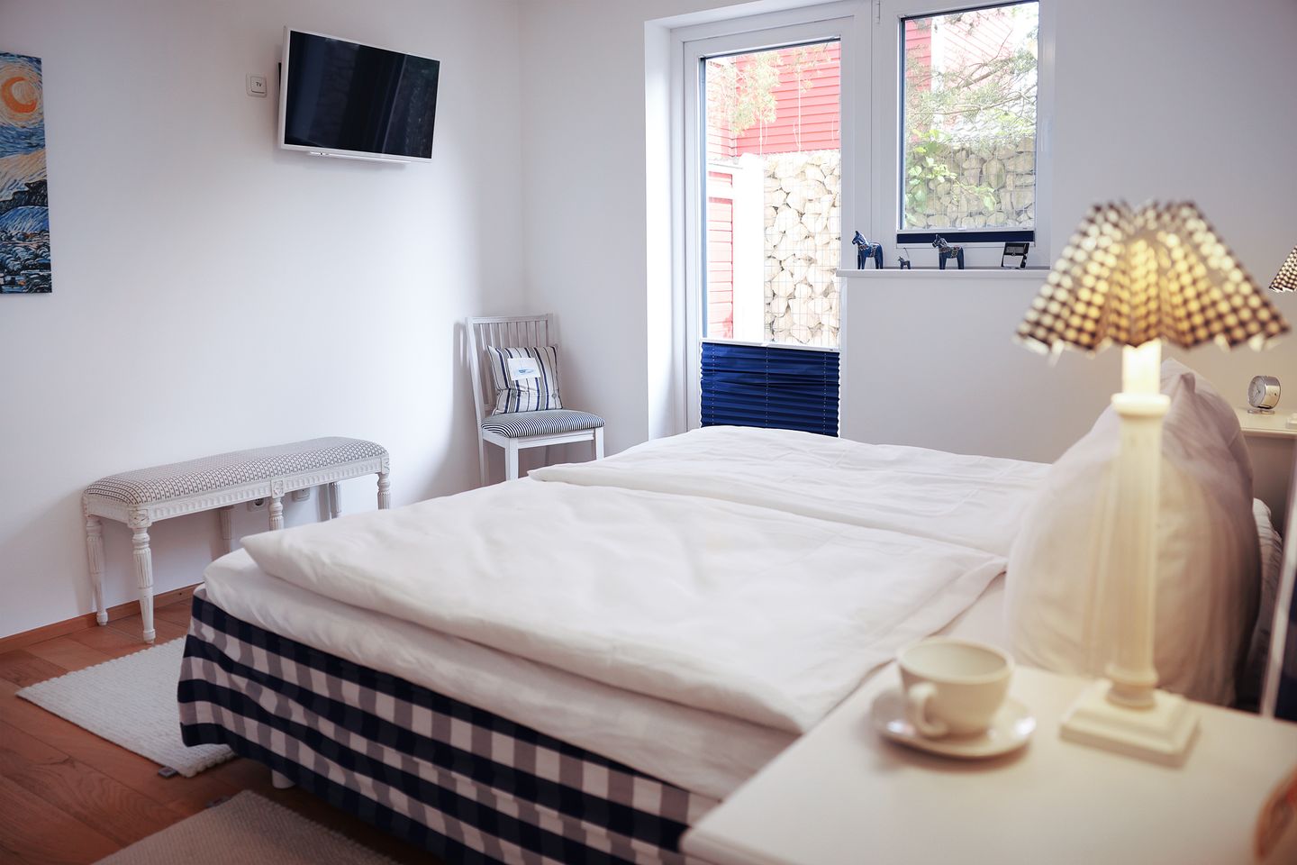 Schwedenhaus Wohnung Agneta - Schlafzimmer