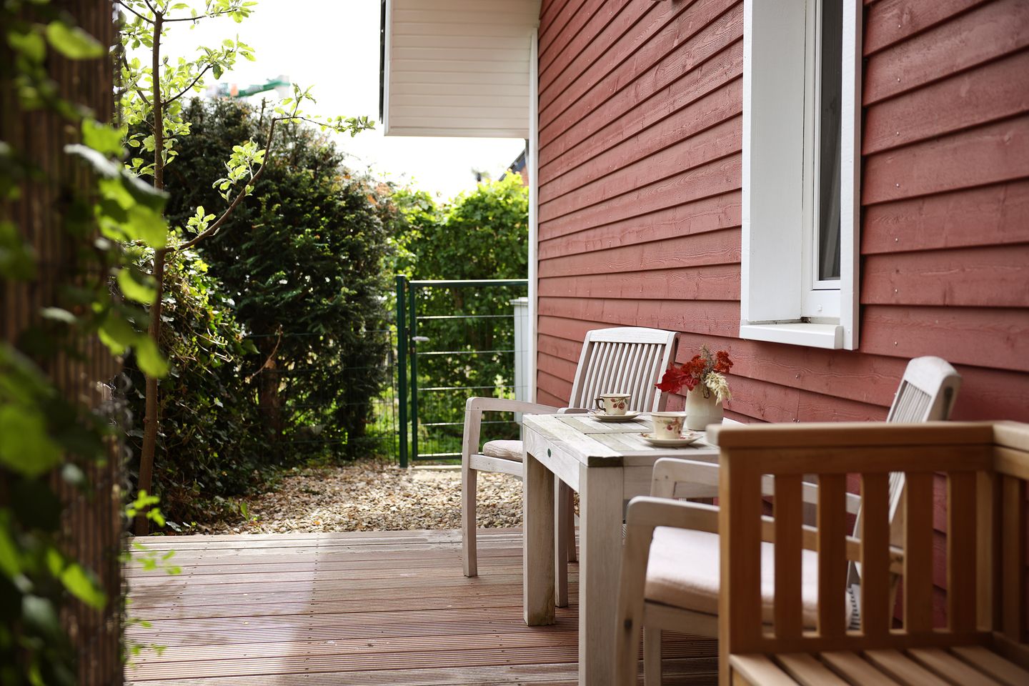Schwedenhaus Wohnung Agneta - Terrasse