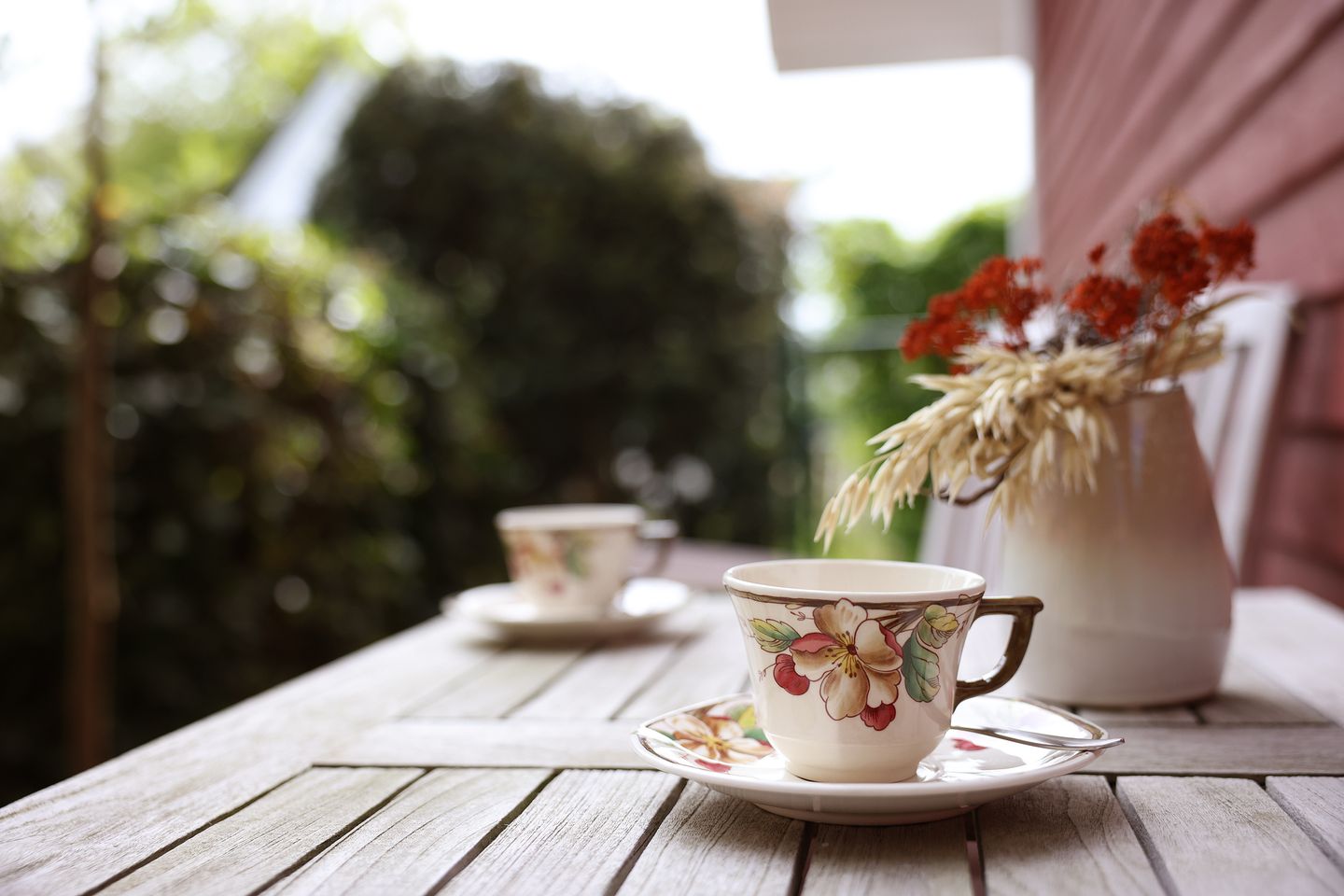 Schwedenhaus Wohnung Agneta - Terrasse