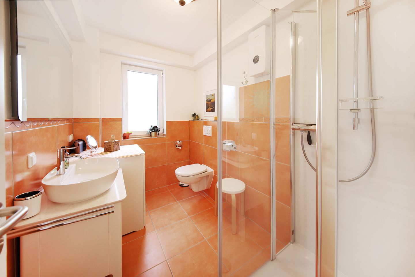 Schwedenhaus Wohnung Agneta - Badezimmer