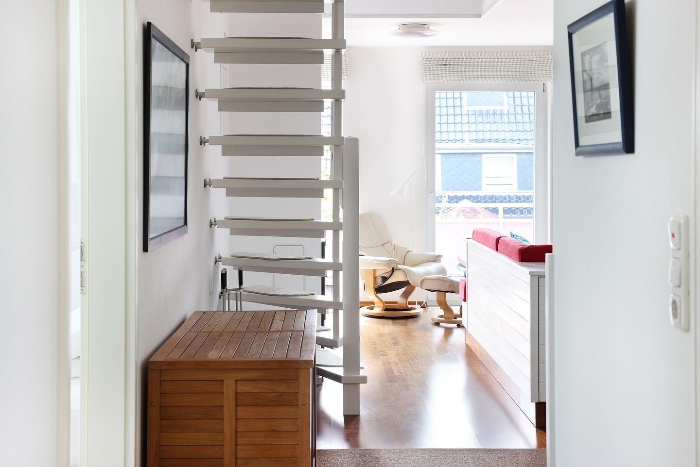 Schwedenhaus Wohnung Karlsson - Blick in das Wohnzimmer
