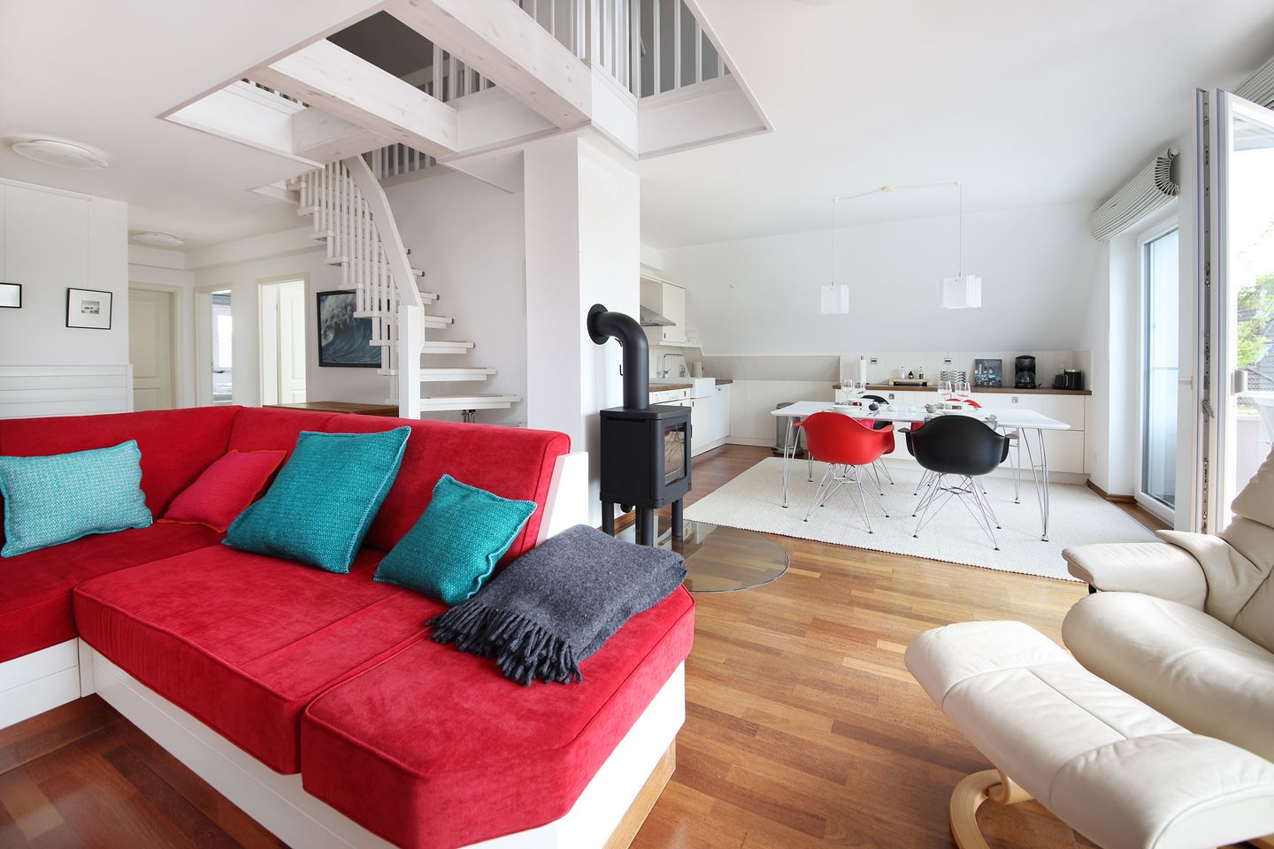 Schwedenhaus Wohnung Karlsson - Wohnzimmer