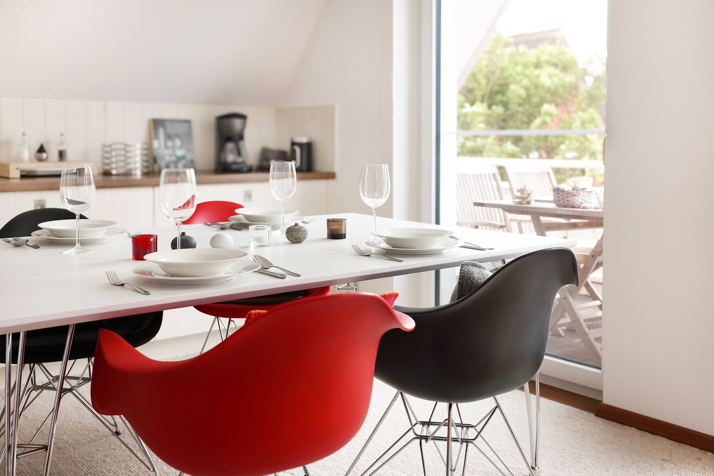 Schwedenhaus Wohnung Karlsson - Essbereich
