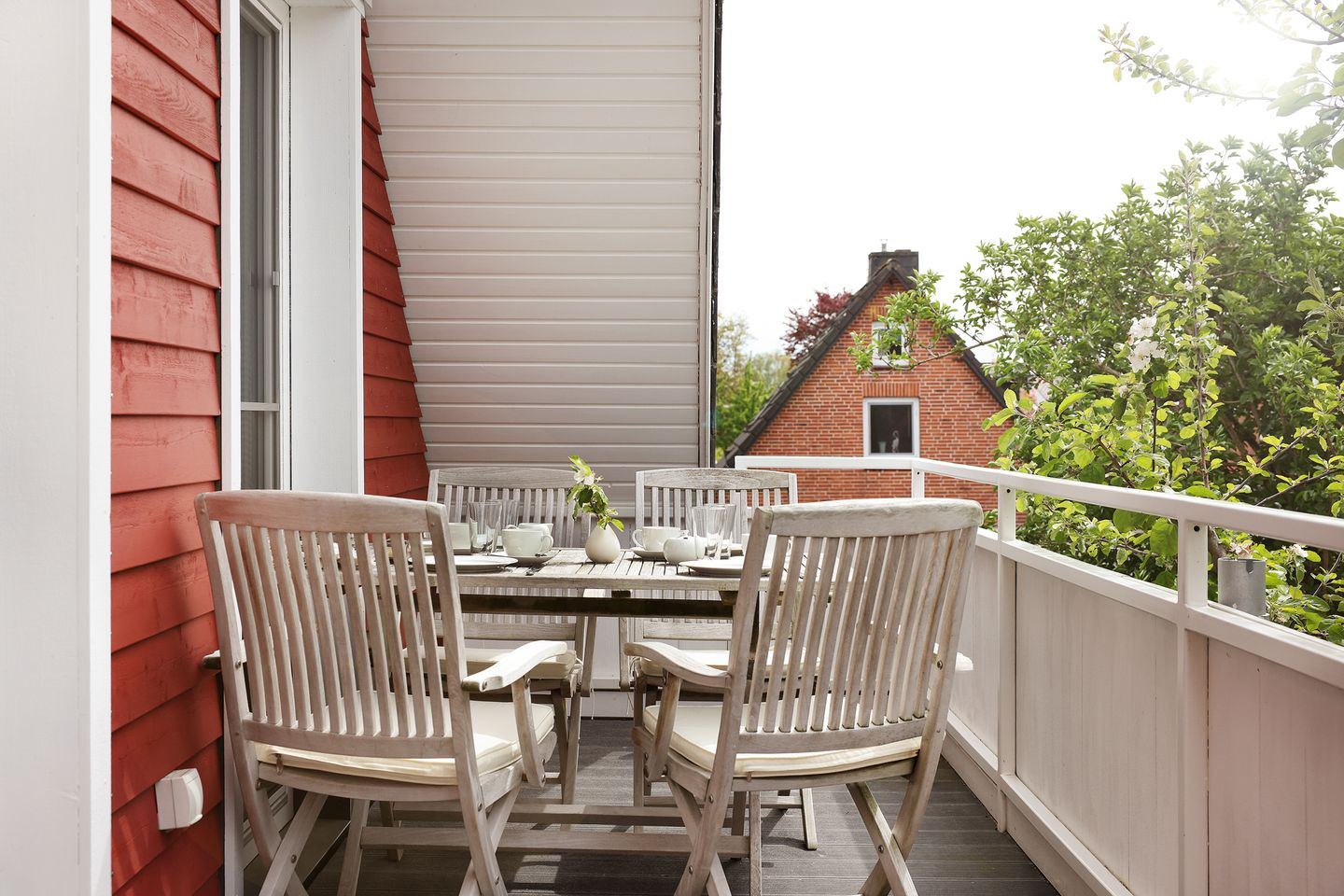 Schwedenhaus Wohnung Karlsson - Balkon