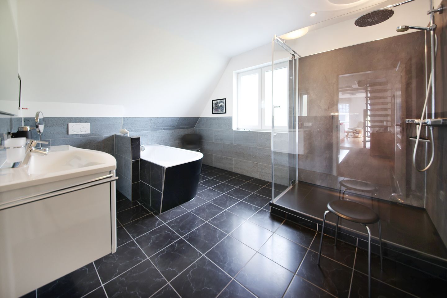 Schwedenhaus Wohnung Karlsson - Badezimmer