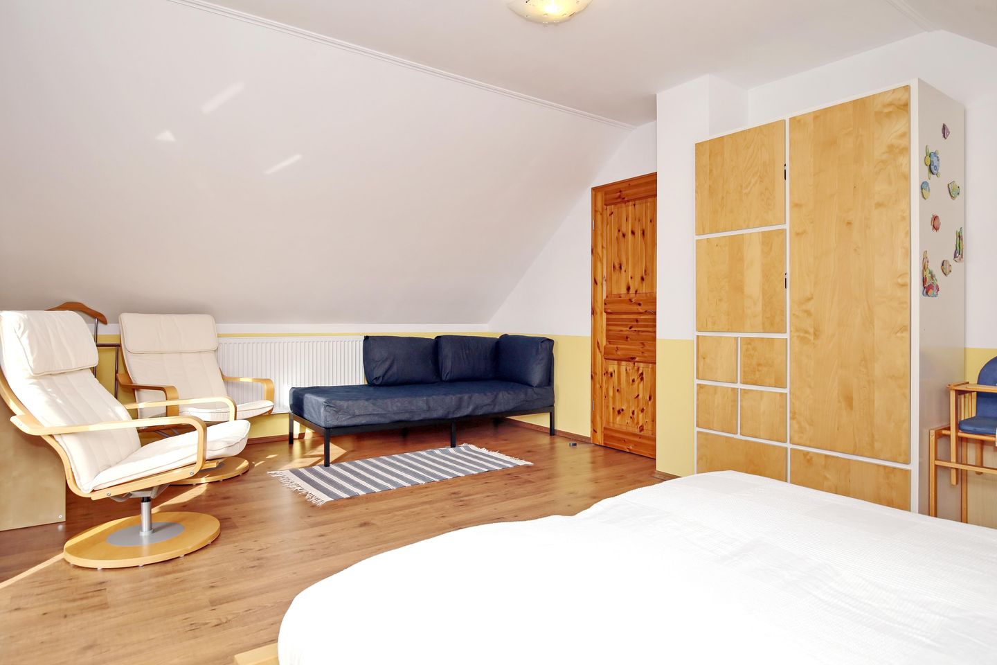 Schlafzimmer OG Ferienhaus Seepferdchen