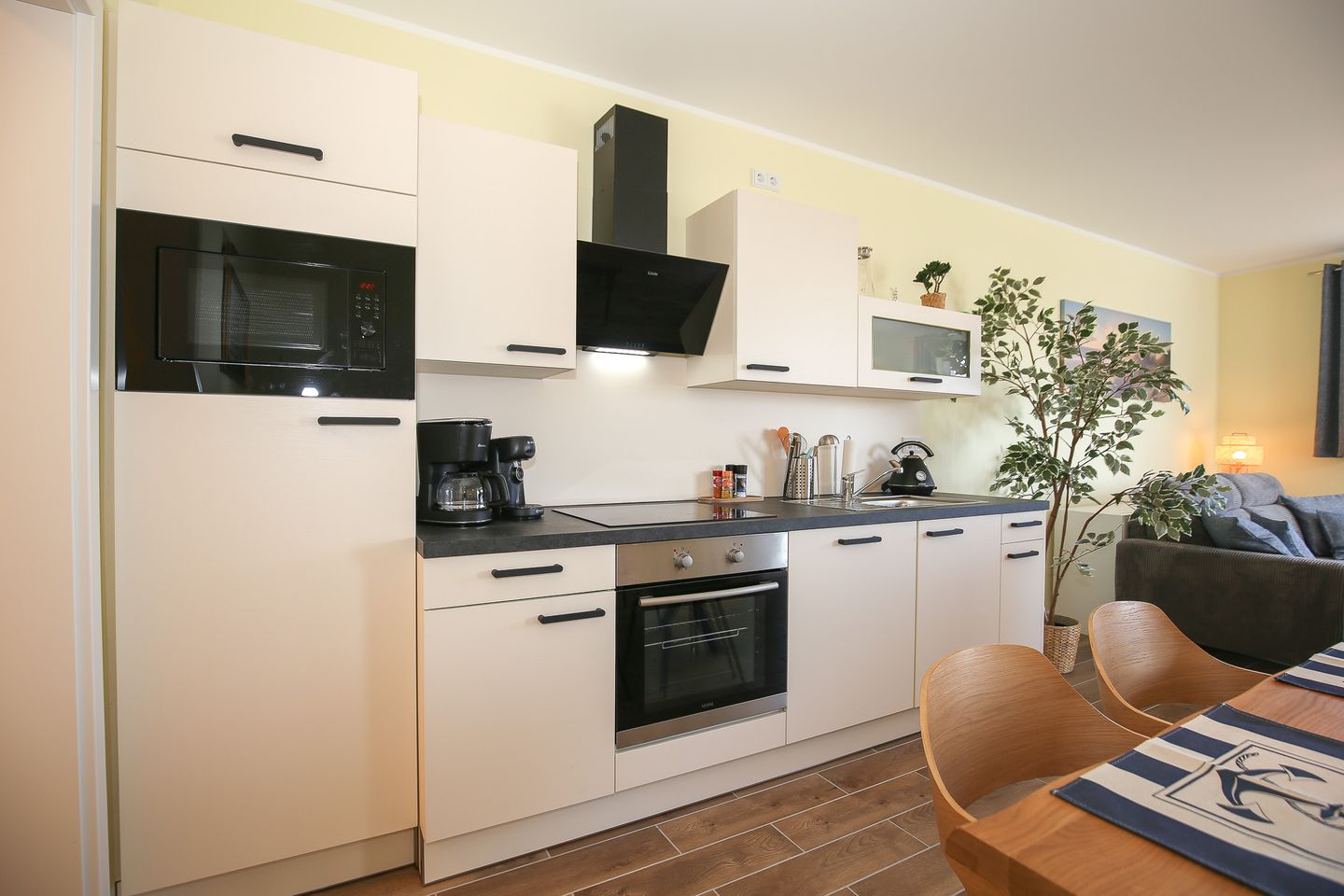 Küchenzeile Ferienwohnung Seestern
