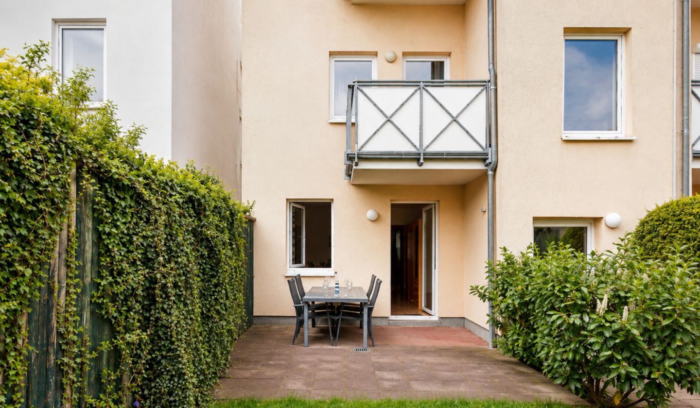 Blick auf die Terrasse