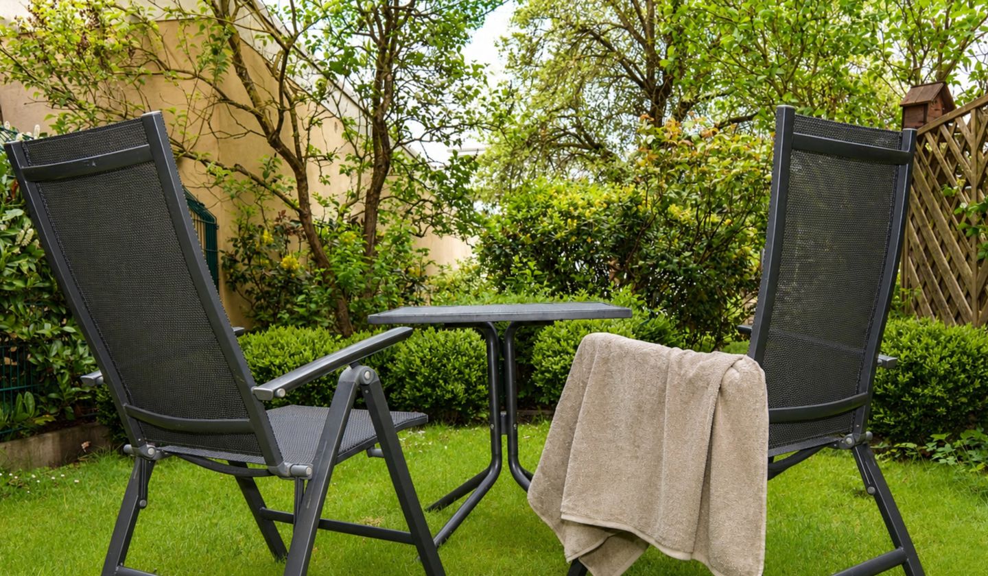 Detailaufnahme Gartenmöbel