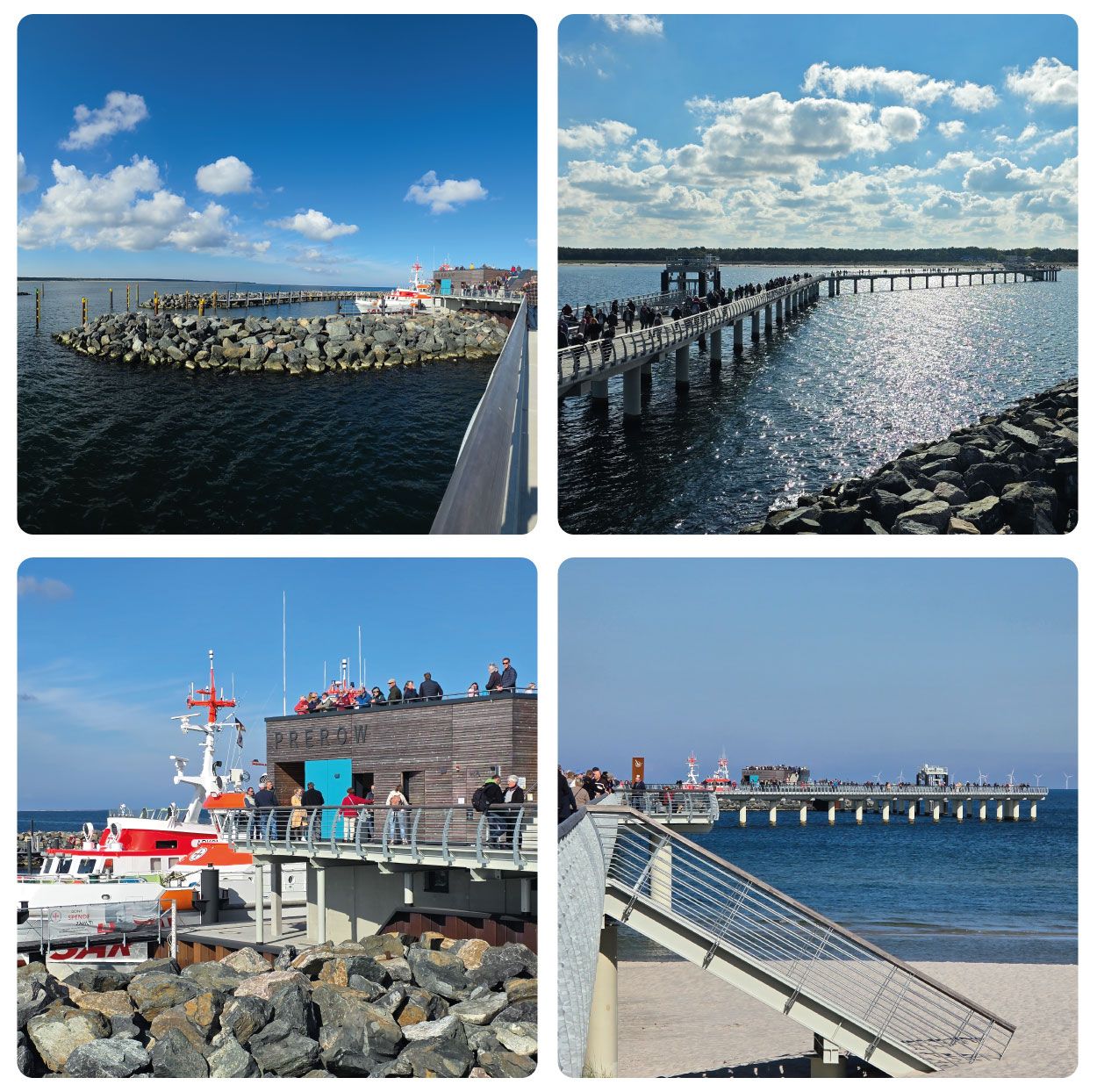 Seebrücke mit Inselhafen Prerow