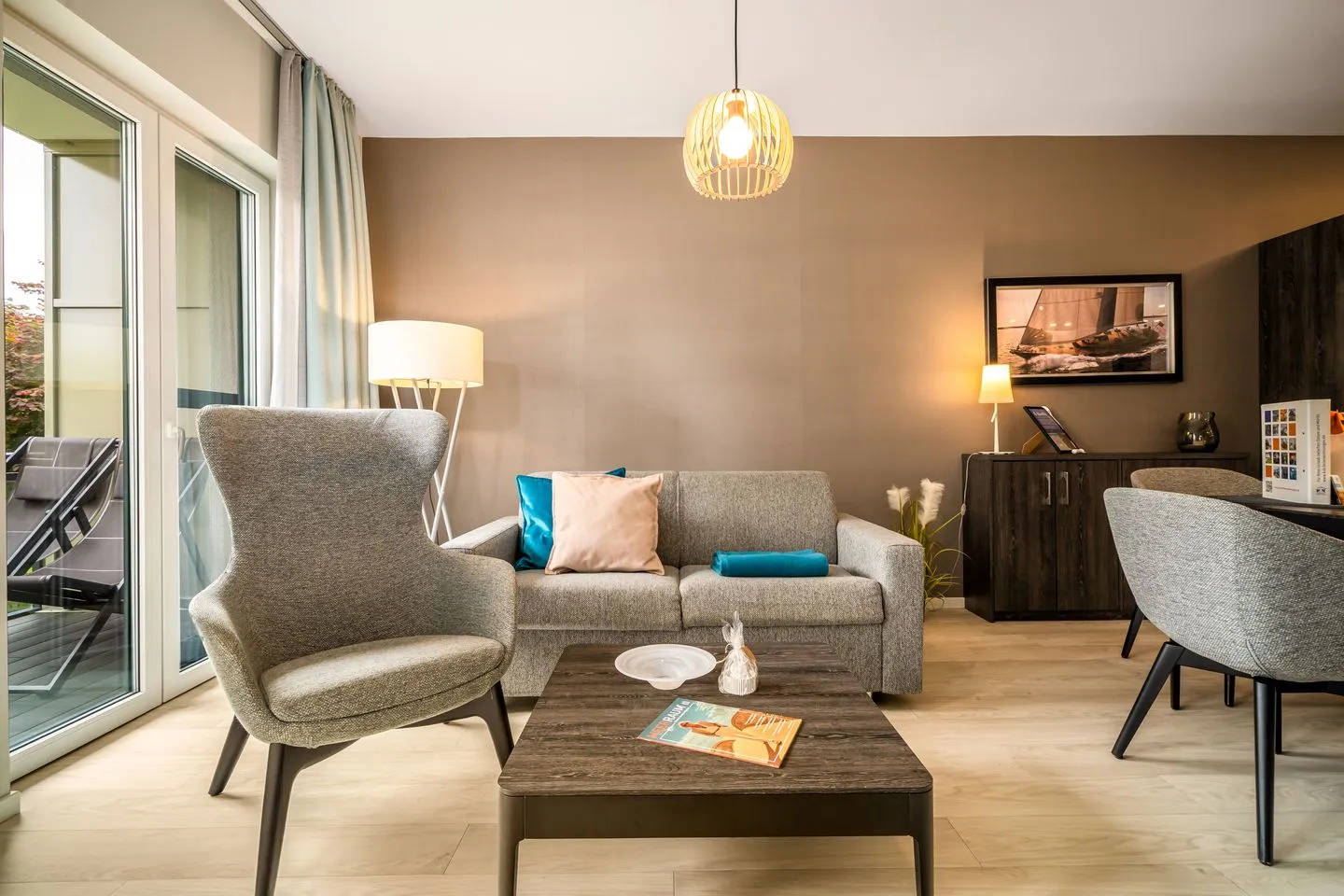 Ferienwohnung Lüttstuv Ostseebad Wustrow – Wohnbereich  Lüttstuv