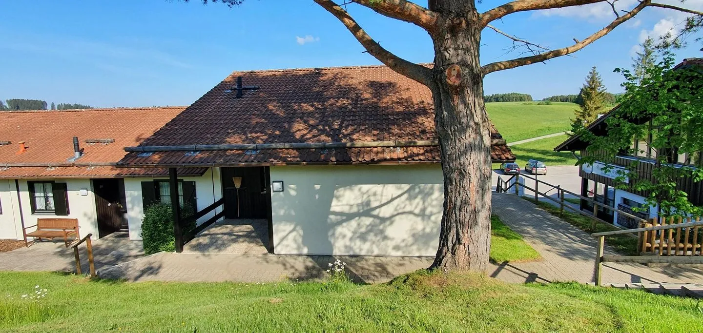 Feriendorf Hochbergle Haus 7 Lechbruck am See - Fassade / Eingang