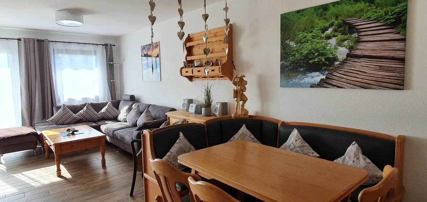 Feriendorf Hochbergle Haus 138 Lechbruck am See - Wohnzimmer