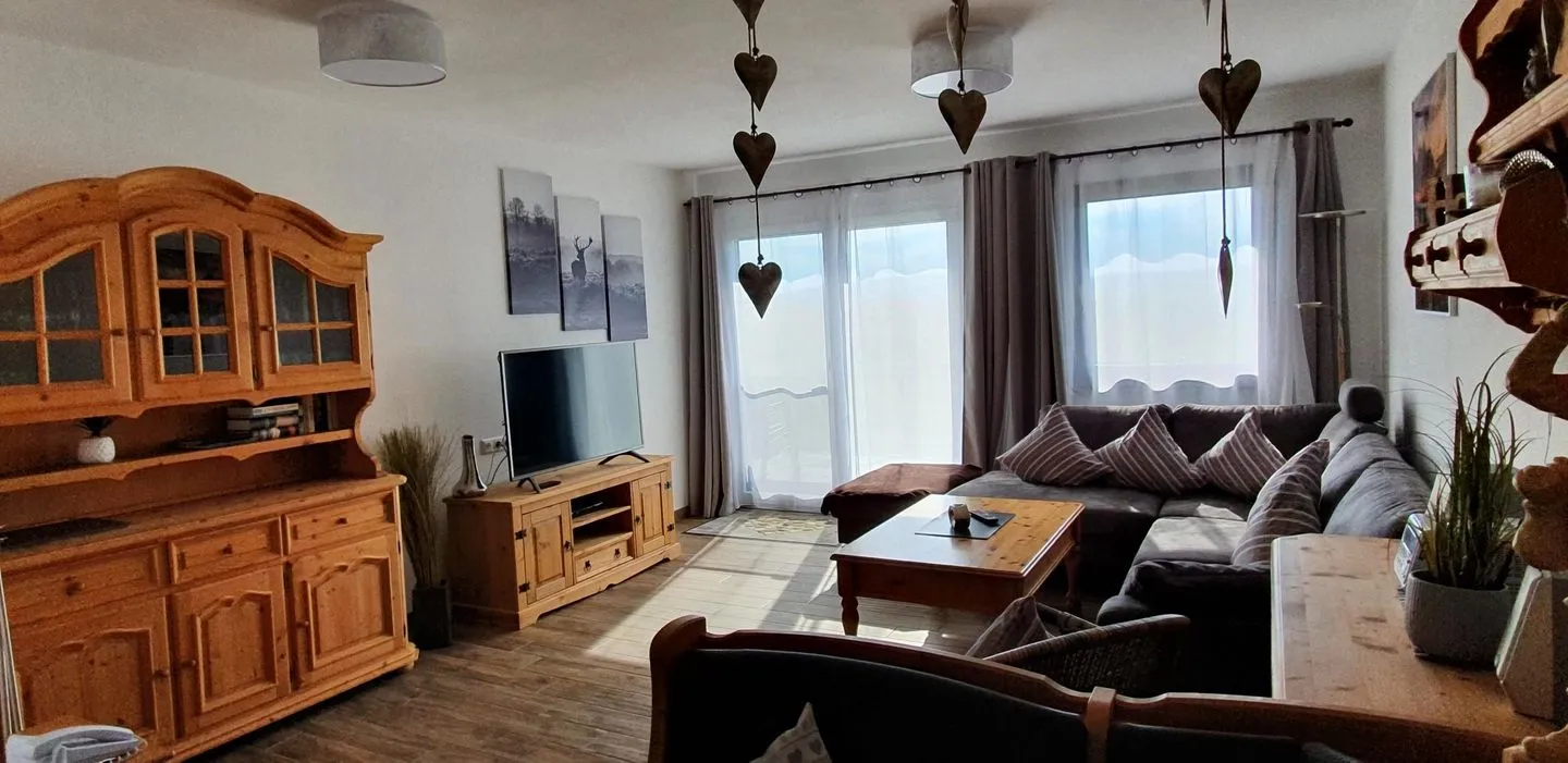 Feriendorf Hochbergle Haus 138 Lechbruck am See - Wohnzimmer
