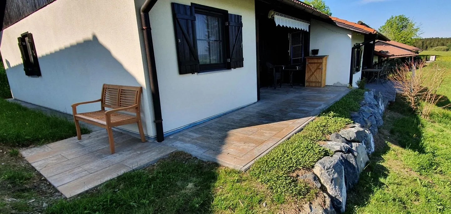 Feriendorf Hochbergle Haus 139 Lechbruck am See - Terrasse