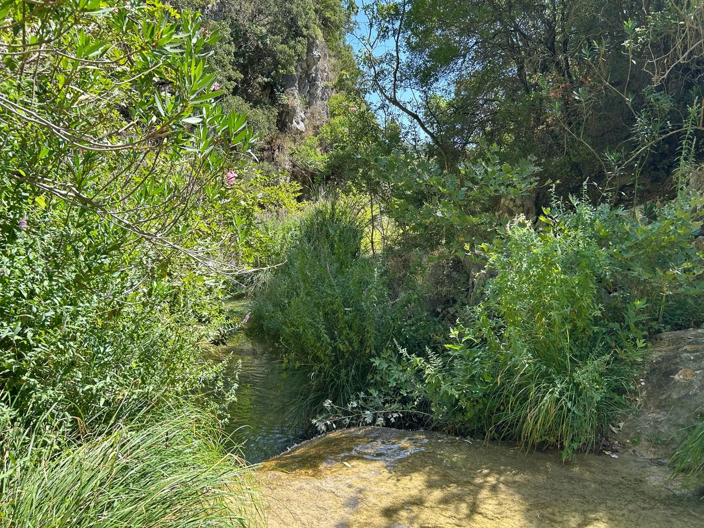 Polylimnio Wasserfall
