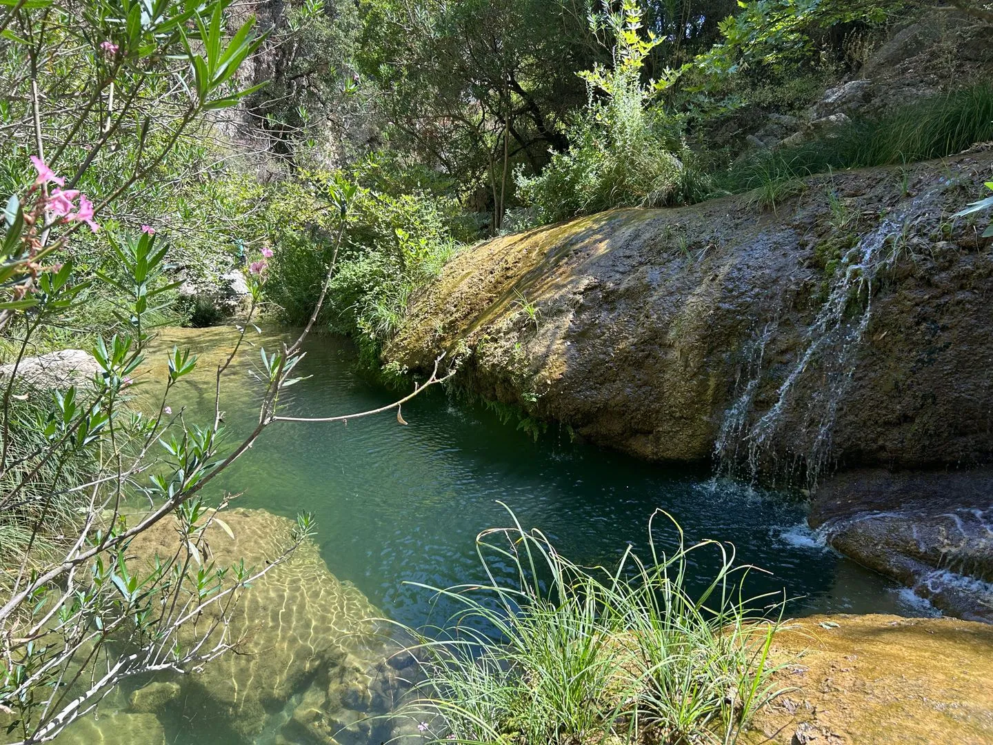 Polylimnio Wasserfälle Baden