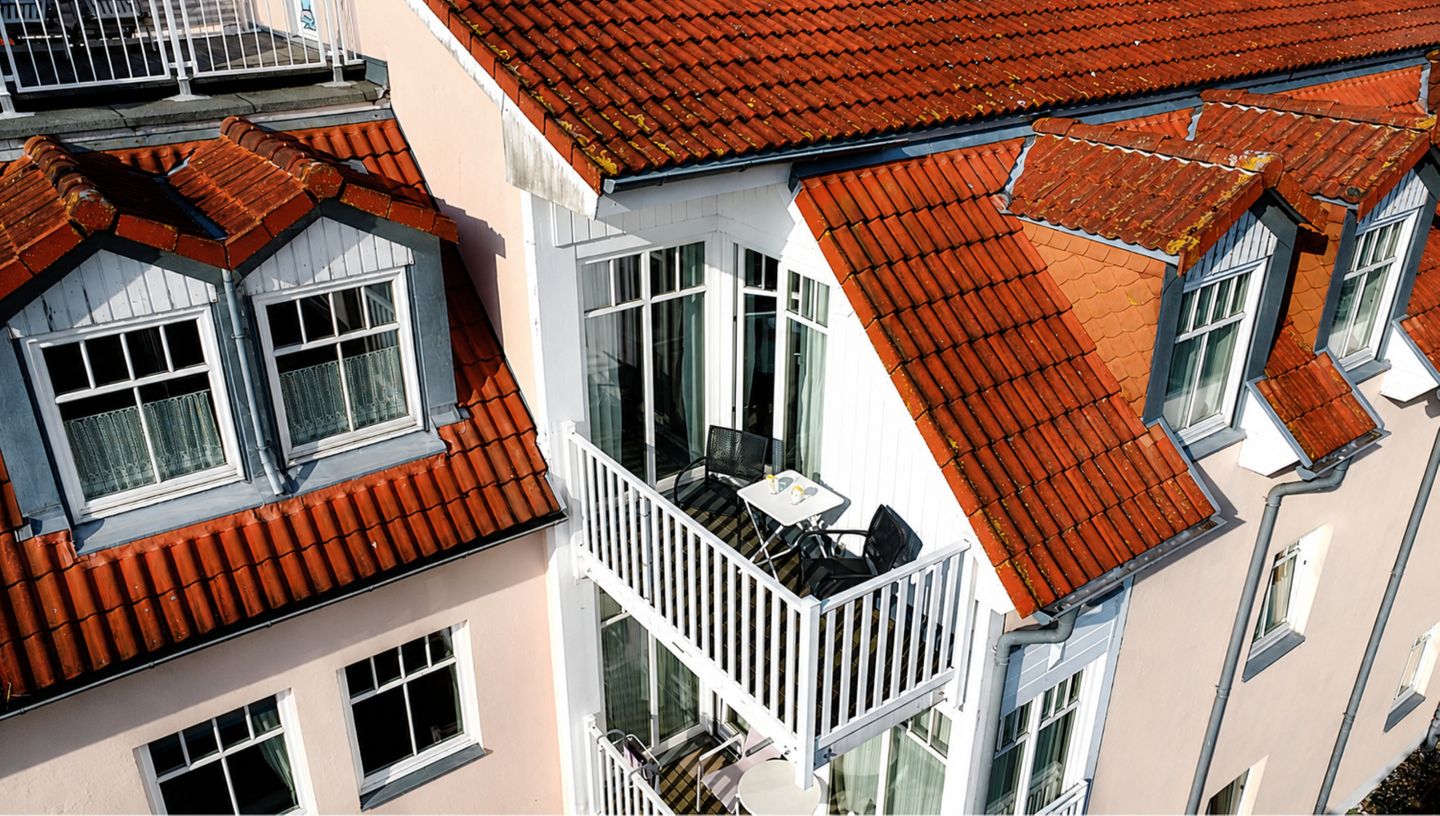 Vogelperspektive Balkon