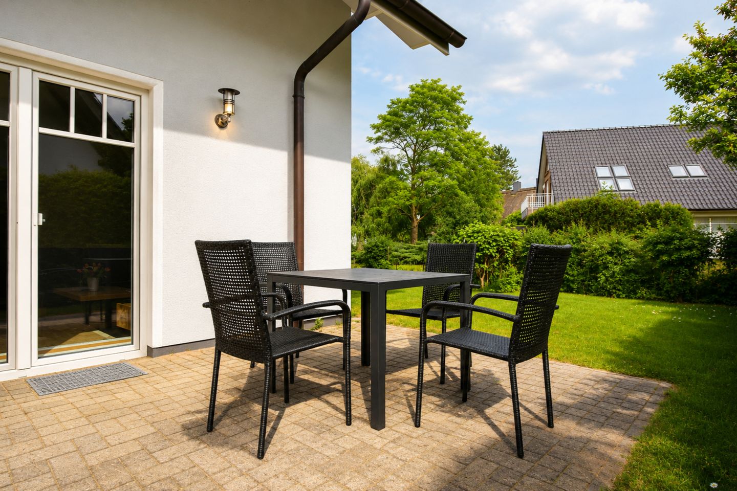 Blick auf die Terrasse