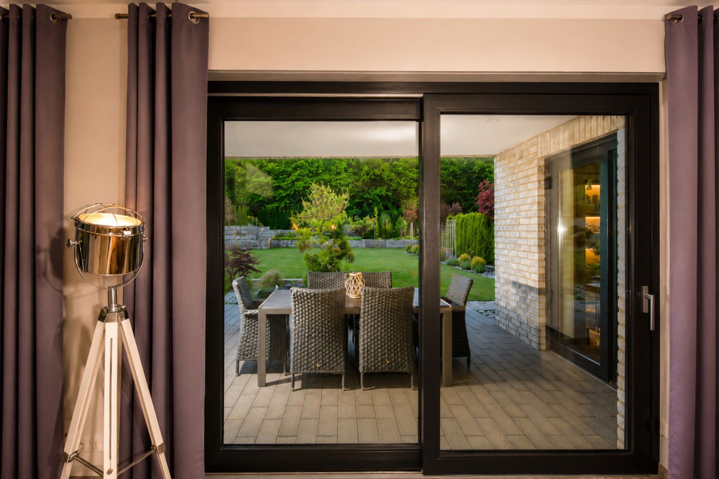 Blick Richtung Terrasse