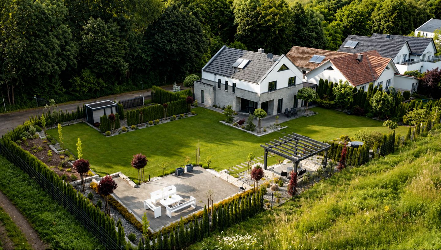 großer Garten