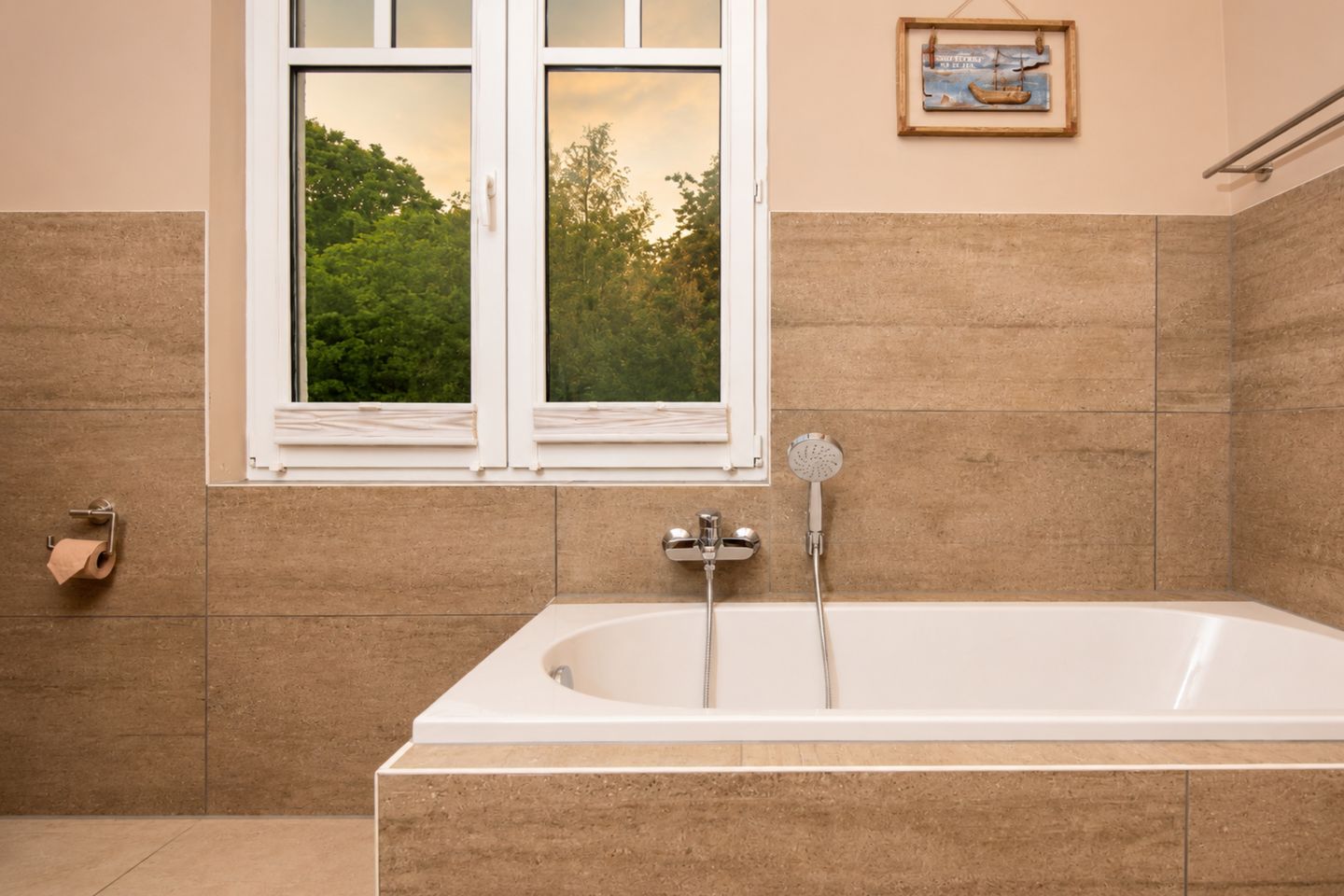 Detailaufnahme Badewanne