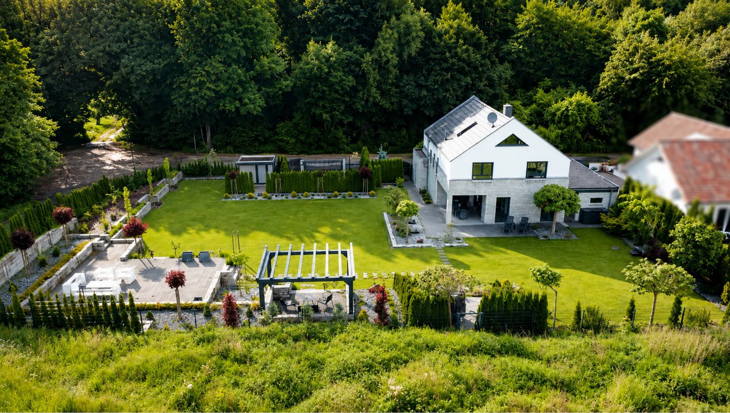 großer Garten