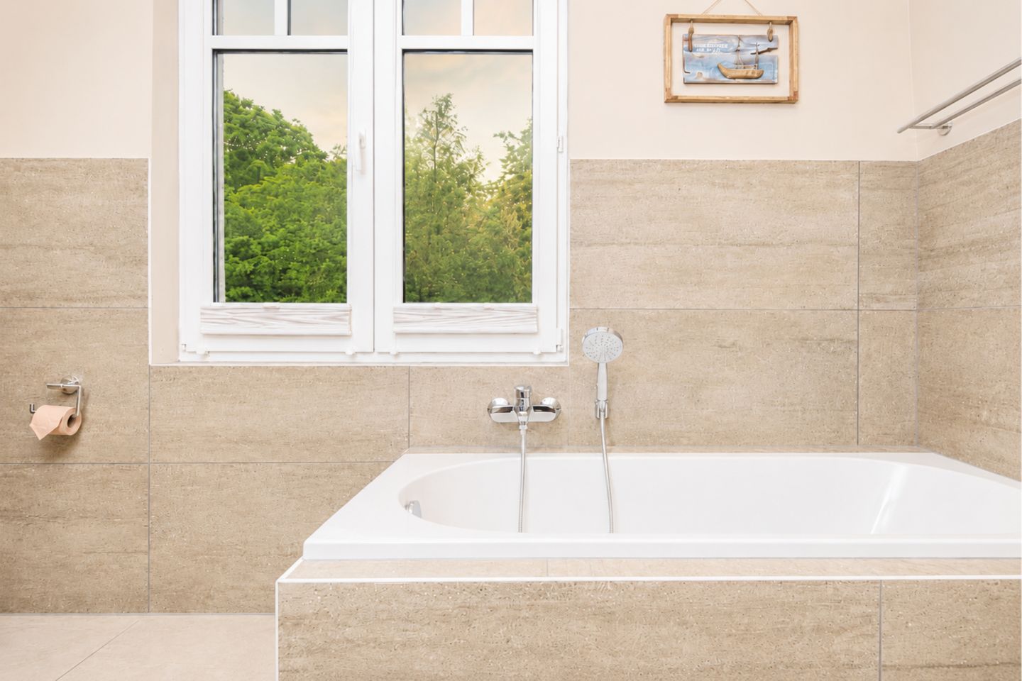 Detailaufnahme Badewanne