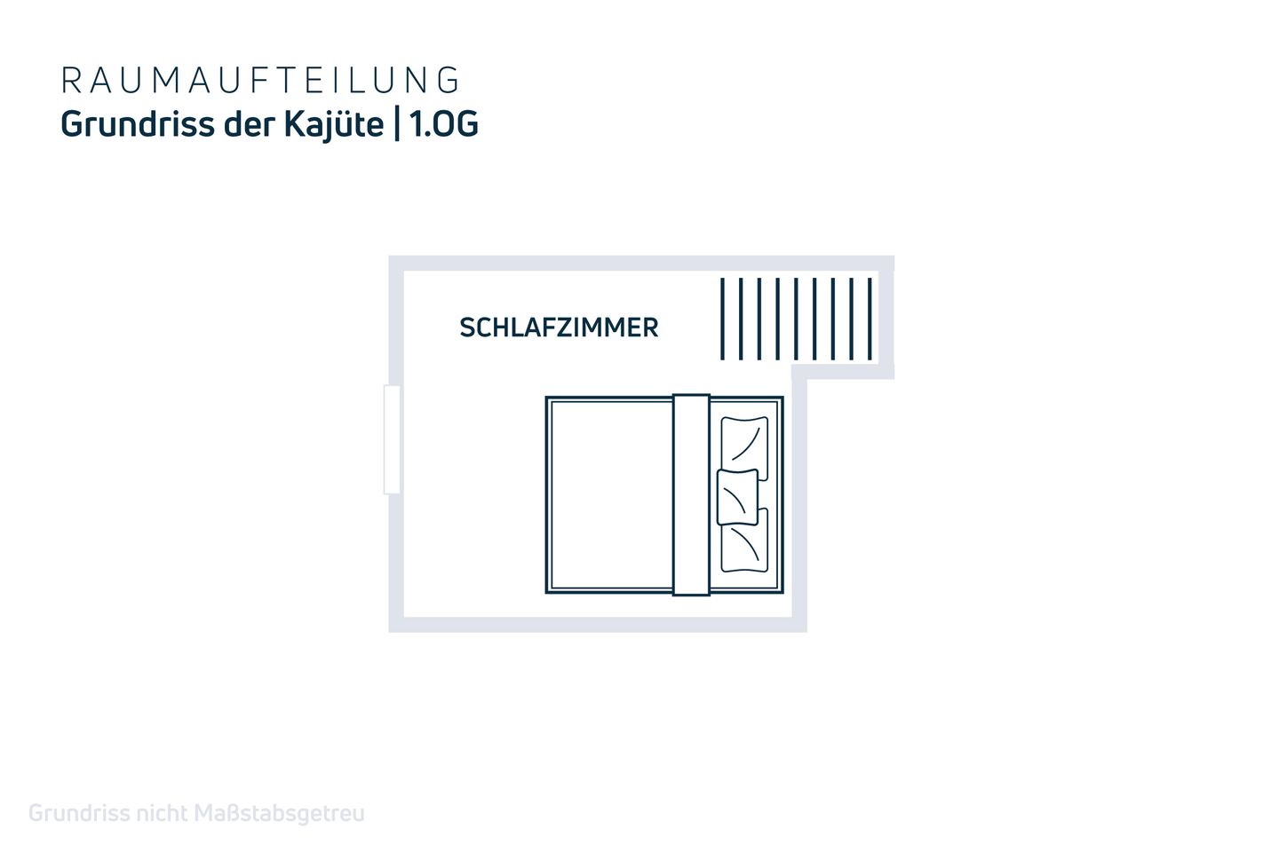  Sierksdorfer Kajüte 36 Sierksdorf - Schlafzimmer im 1.Obergeschoss