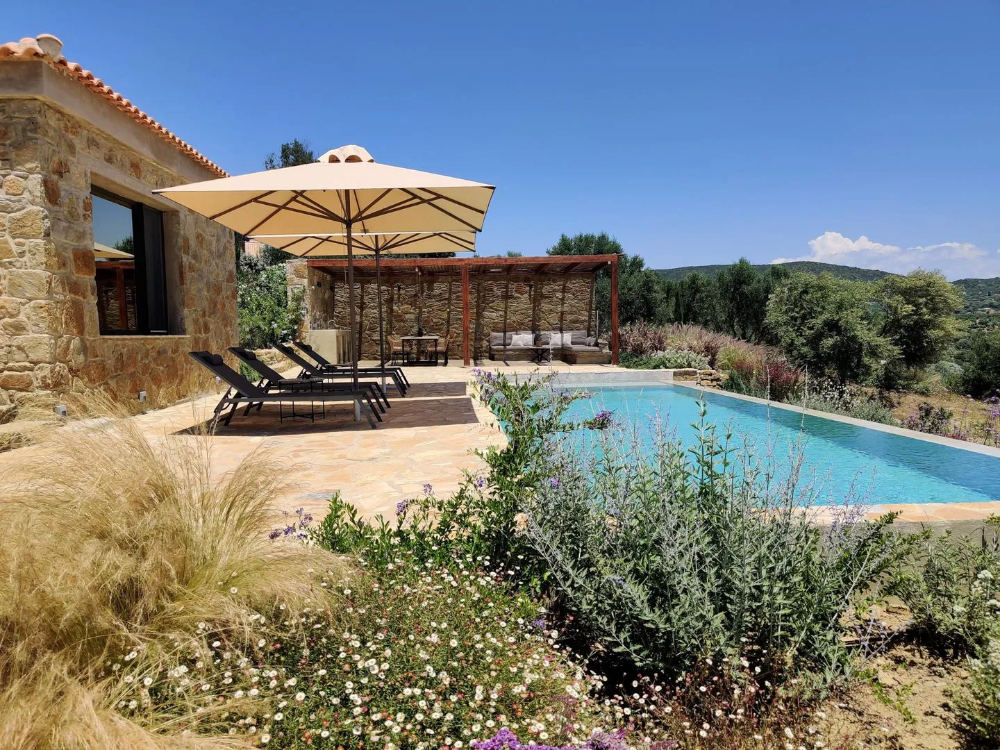  Finca Morea Finikounda - Pool