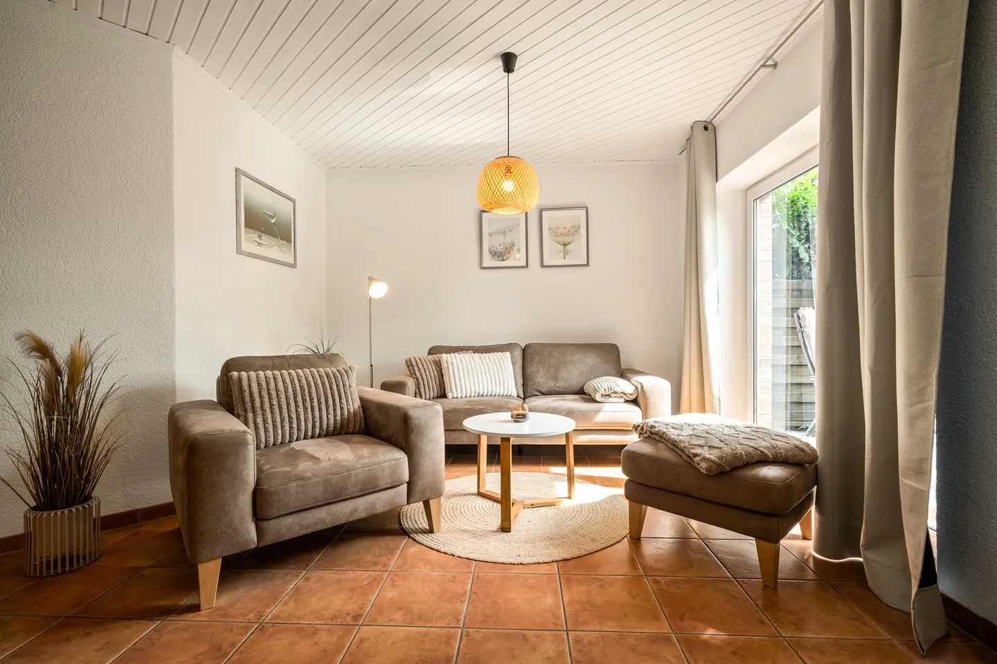 Blumenhaus in Waren Sitzbereich im Wohnzimmer  Blumenhaus
