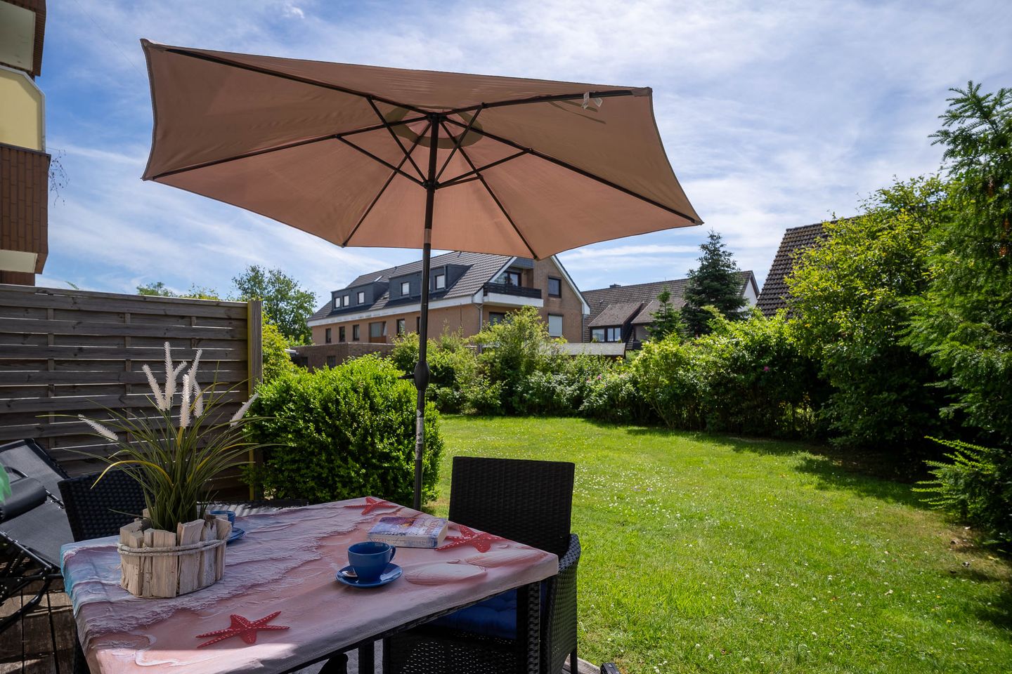 Ferienwohnung Kleine Auszeit - Terrasse