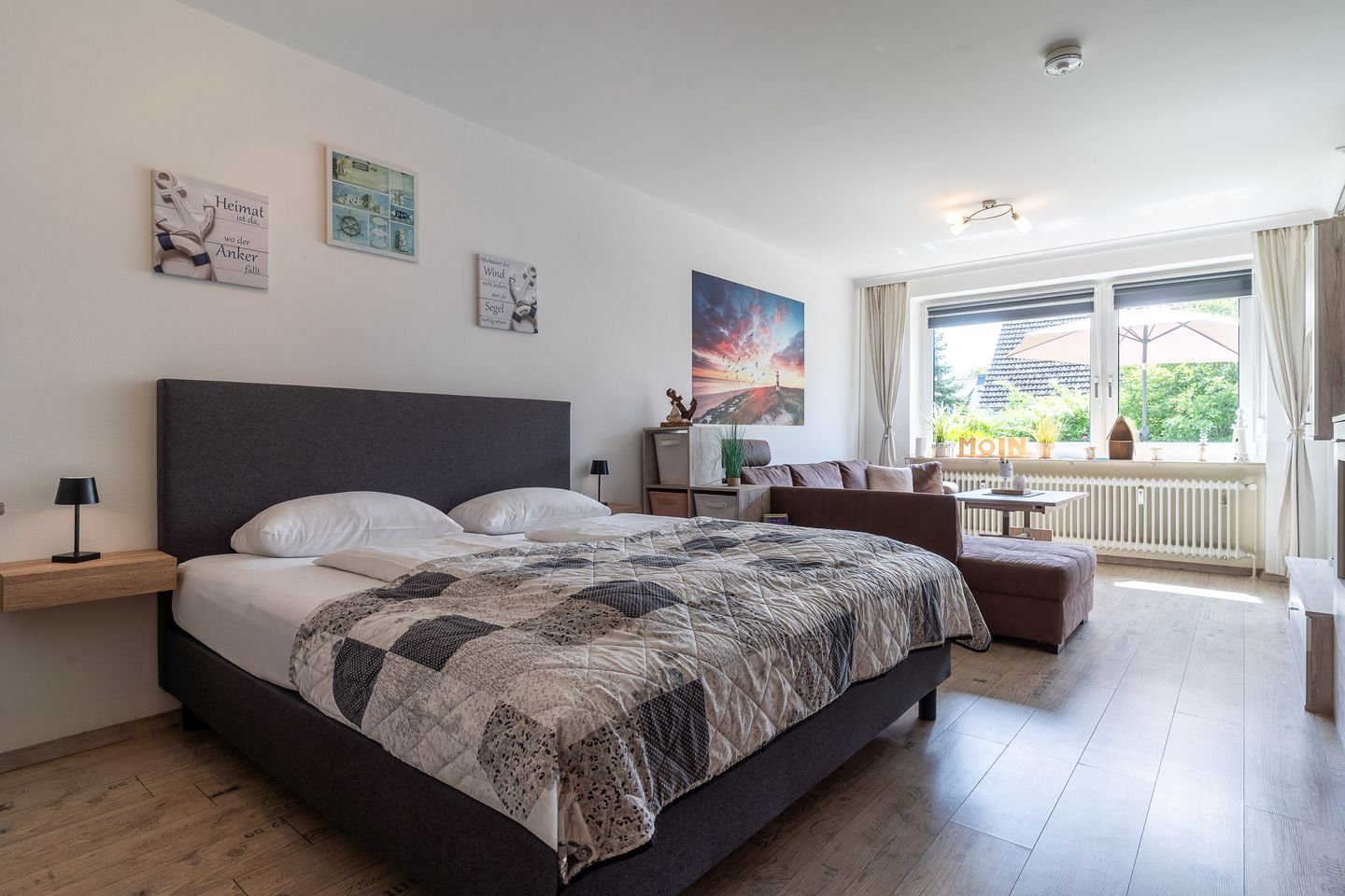 Ferienwohnung Kleine Auszeit - Schlafbereich