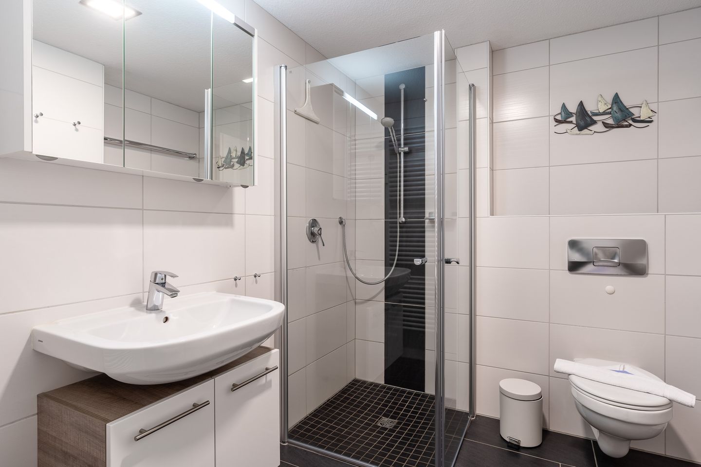 Ferienwohnung Bambergers - Badezimmer