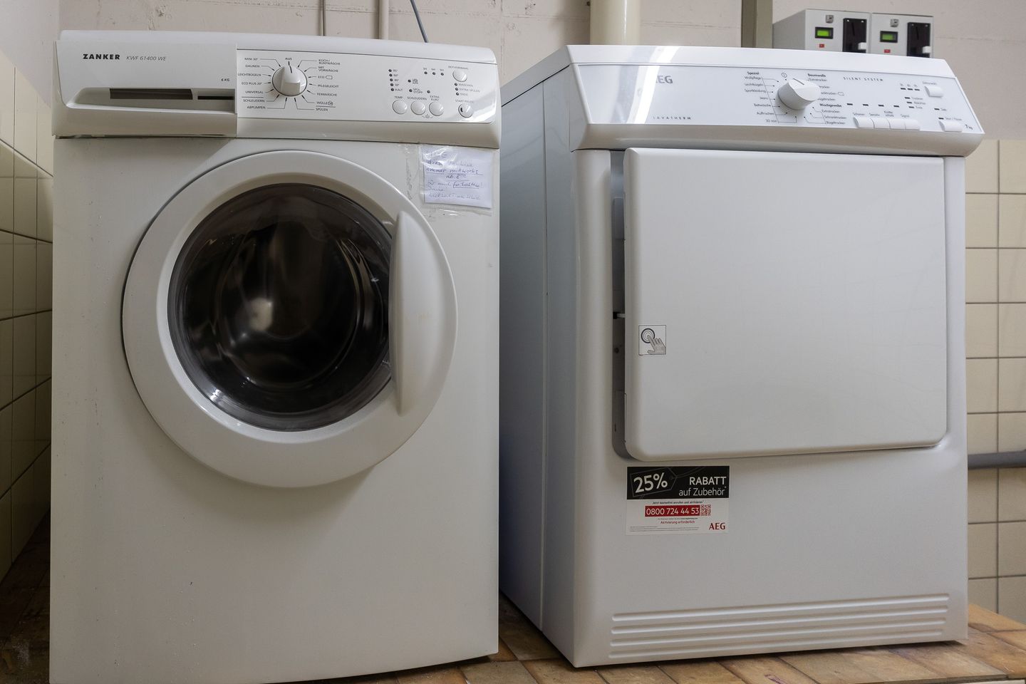 Ferienwohnung Bambergers - Waschmaschine und Trockner