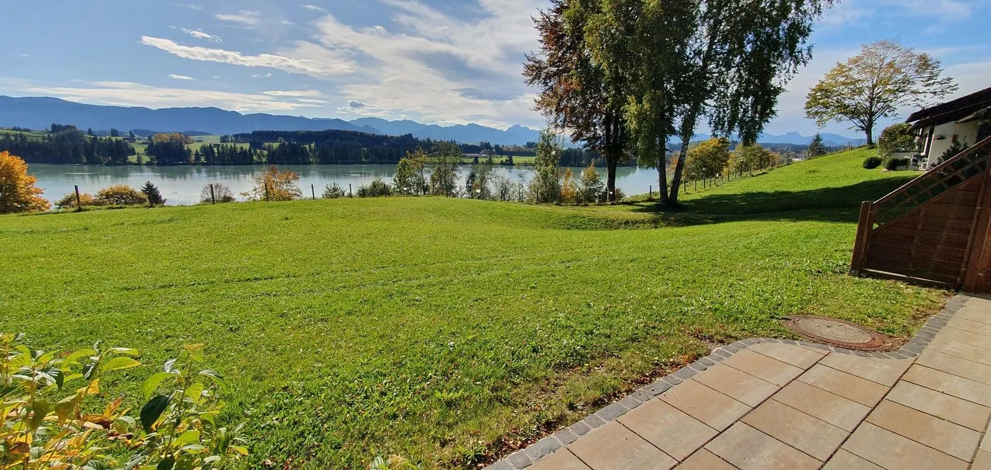 Feriendorf Hochbergle Haus 144 Lechbruck am See - Gartenblick