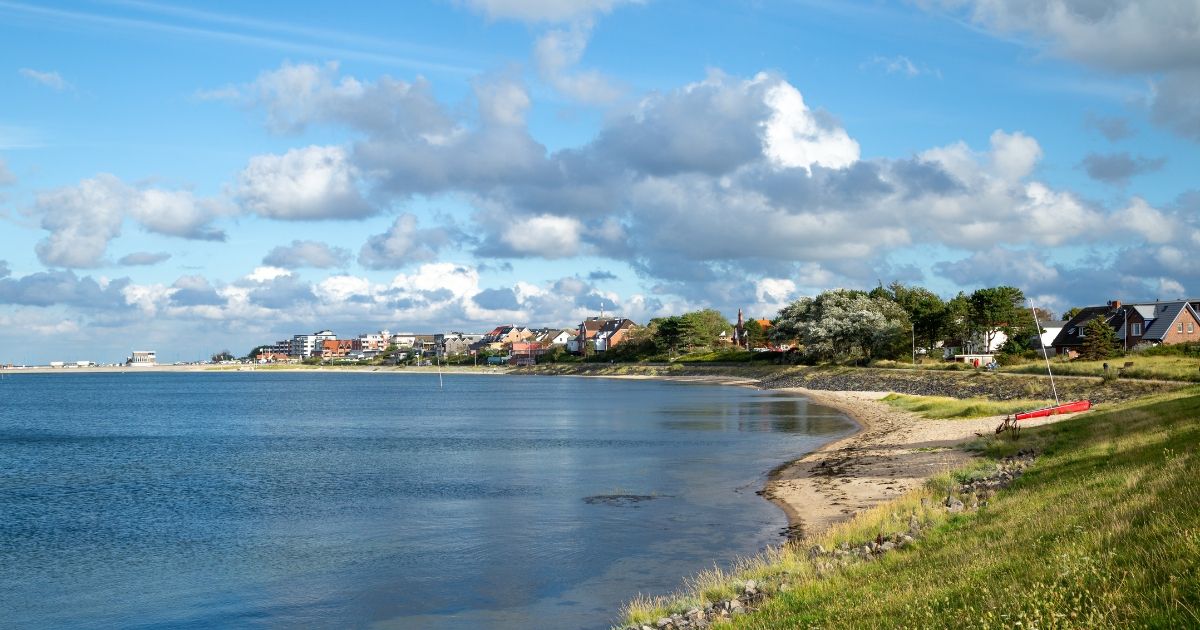 Wittdün auf Amrum von der Wattenmeerseite 