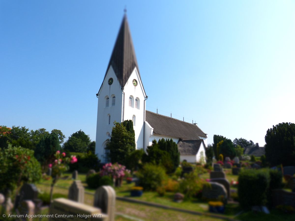 St. Clemens Kirche in Nebel auf der Nordseeinsel Amrum