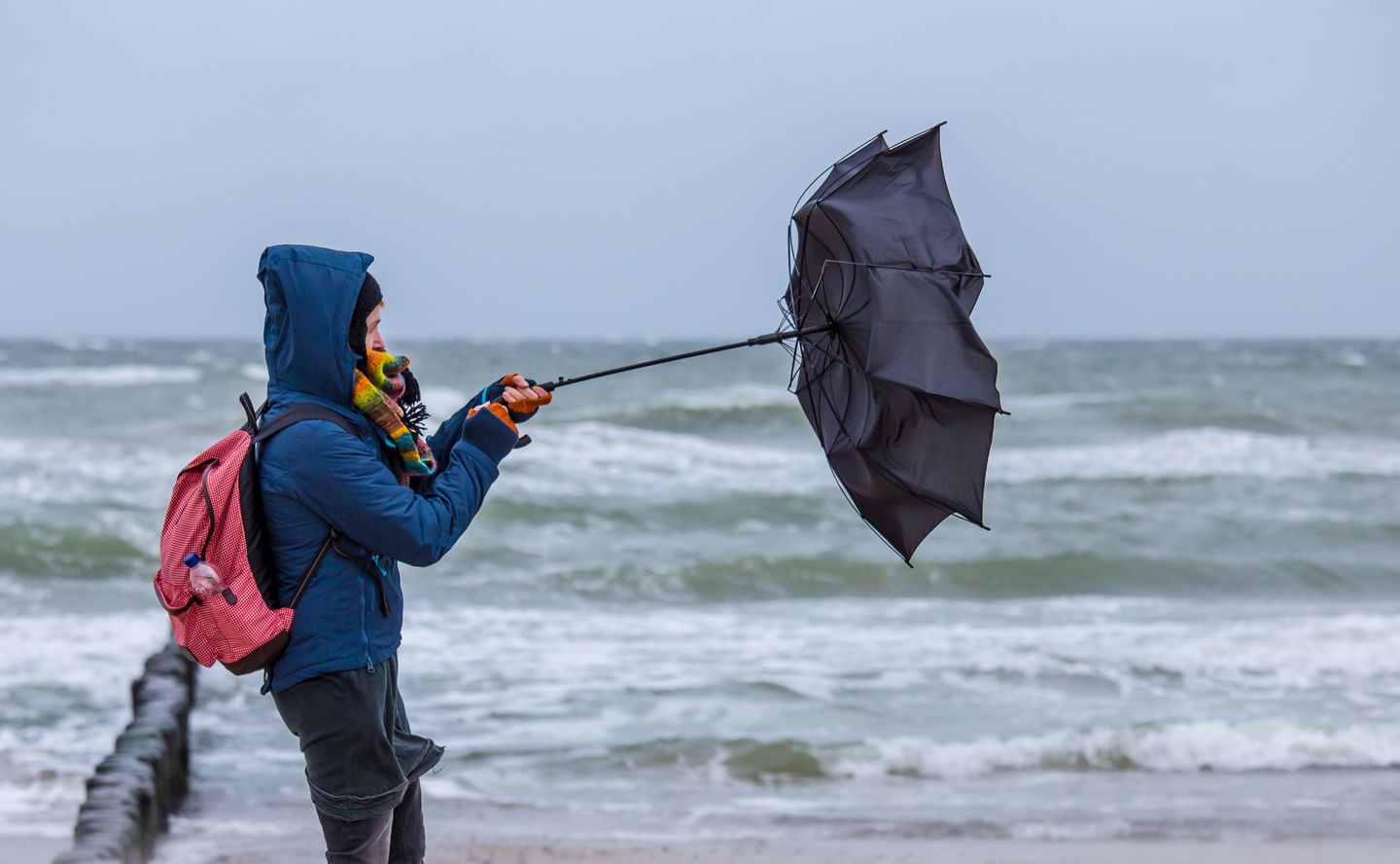 Sturm auf der Nordseeinsel Amrum