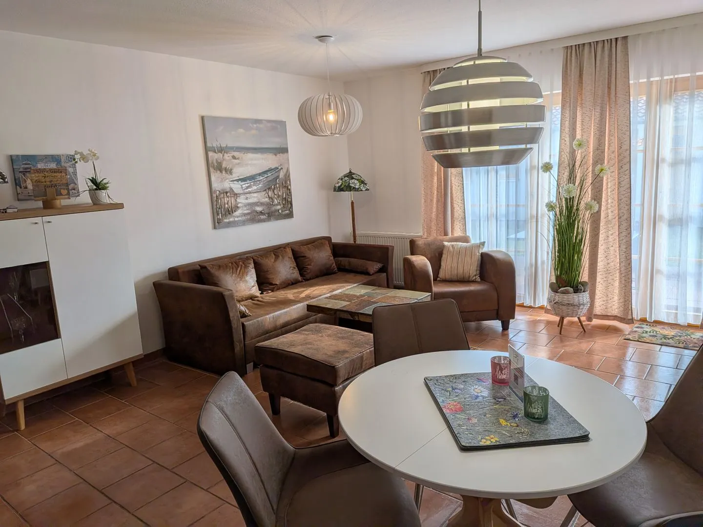 Wohnzimmer Ferienpark Freesenbruch Wohnung 2.3 - Waldesruh