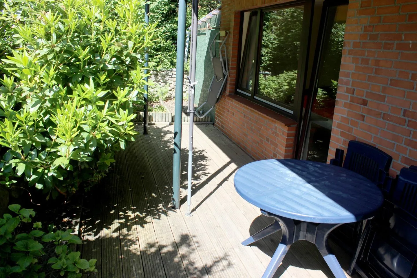 Haus Frisia Bungalow Frisia 2 Norddorf auf Amrum - Terrasse Bungalow Frisia 2 in Norddorf auf Amrum
