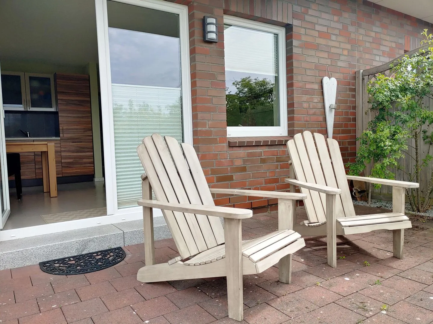 Ferienwohnung *Ose* Wittdün auf Amrum - Terrasse der Ferienwohnung Ose in Wittdün auf Amrum