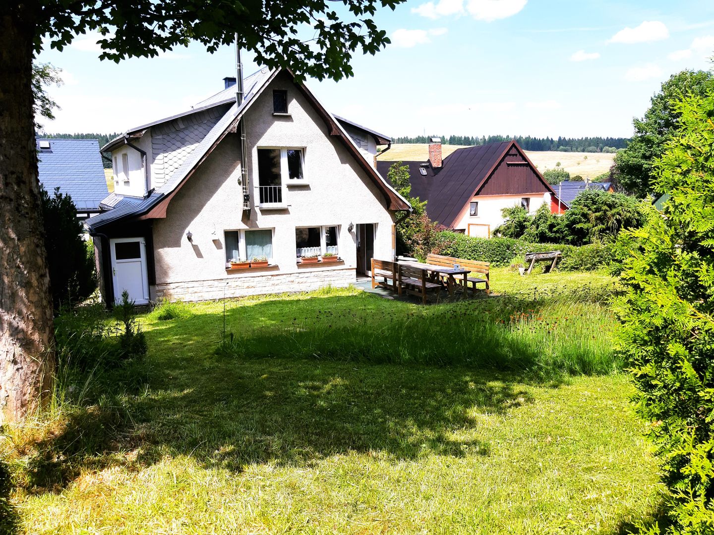  Ferienwohnung "Bergzeit" - 60m² direkt am Skihang in Carlsfeld Erzgebirge - 
