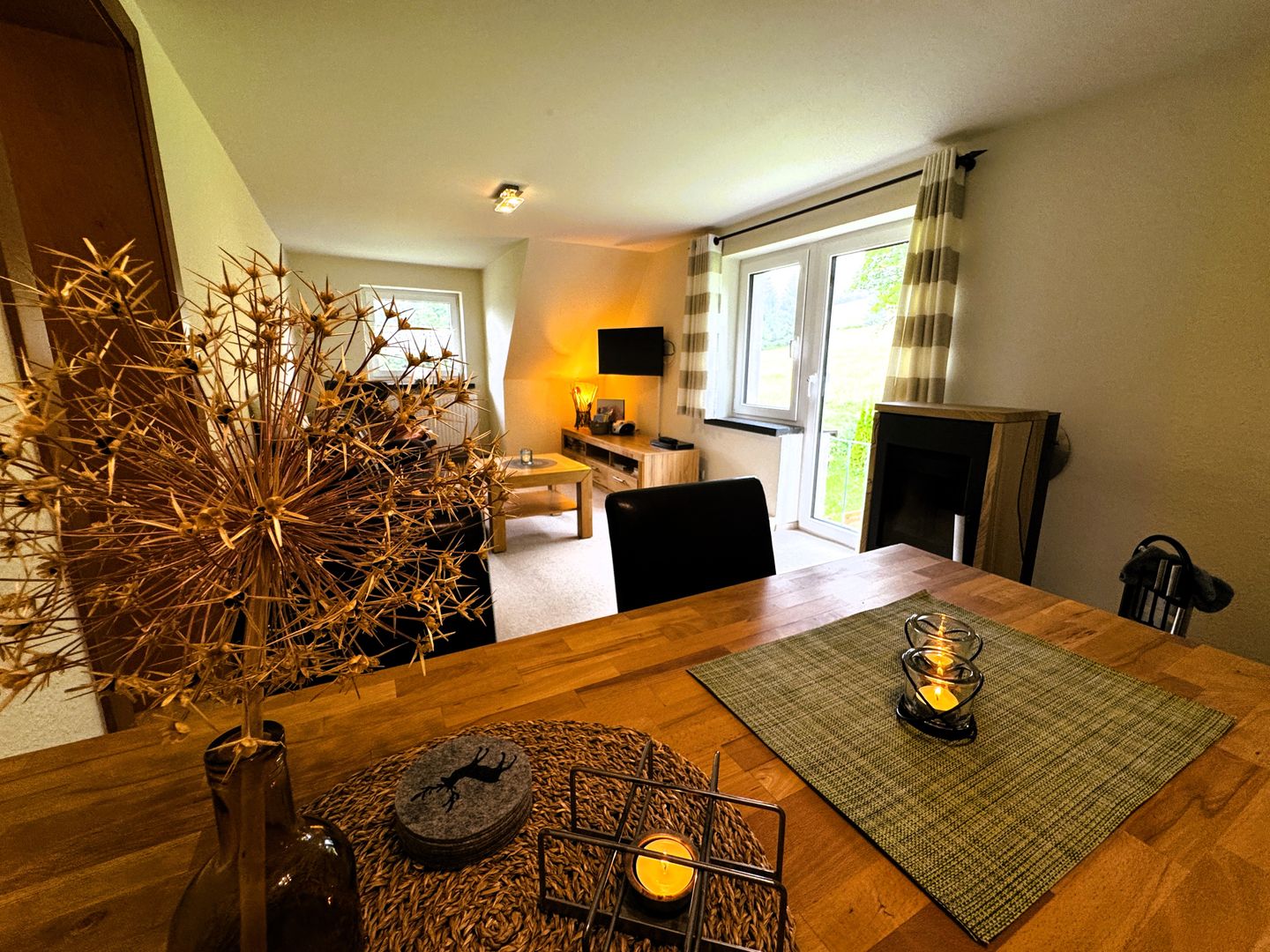  Ferienwohnung "Bergglück" - 60m² direkt am Skihang in Carlsfeld Erzgebirge - 