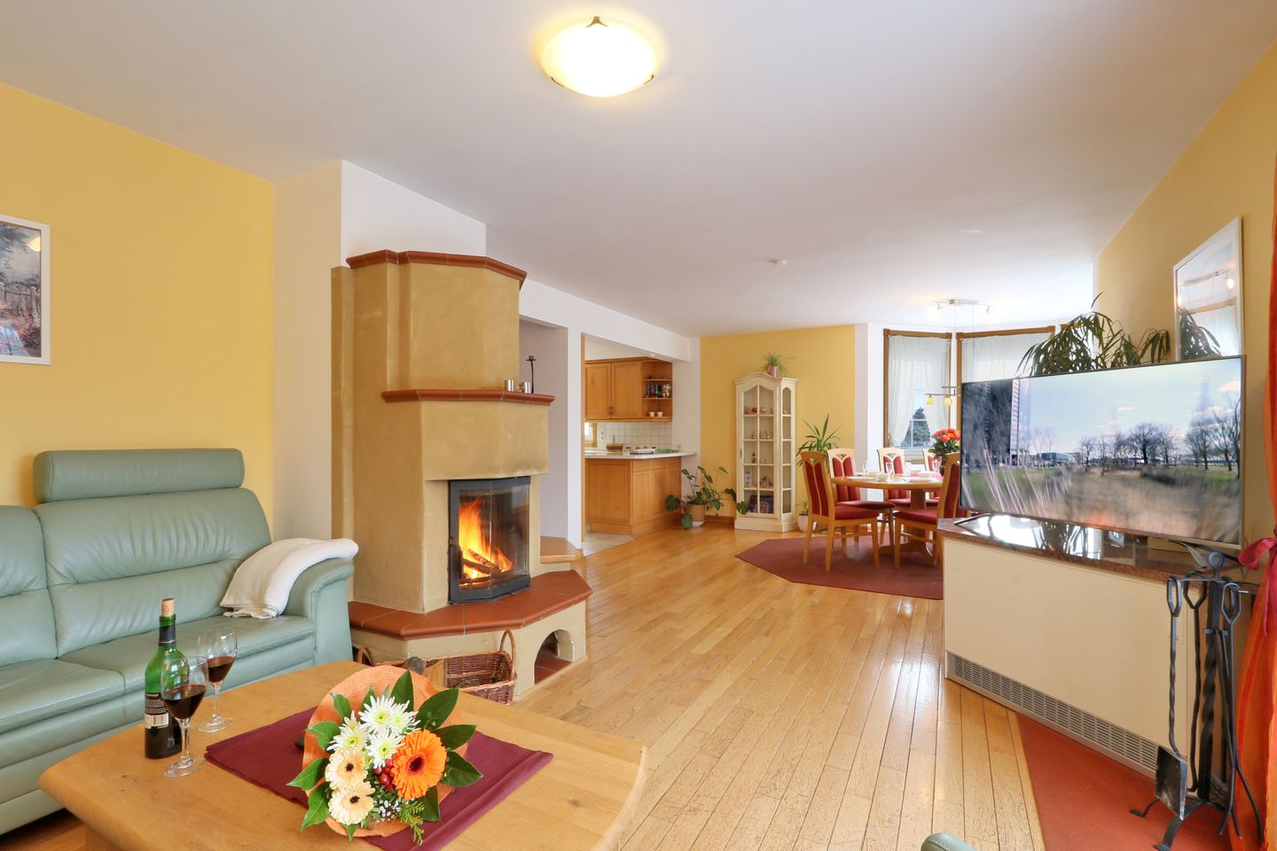  160m² Ferienhaus Windrad - Gruppenurlaub mit Weitblick Erzgebirge - 