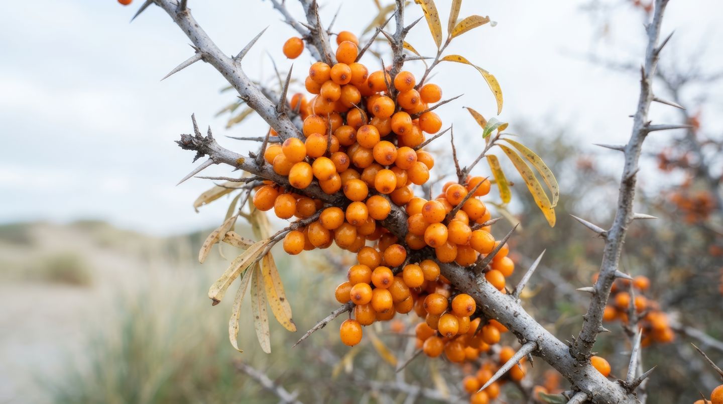 Sanddorn auf Amrum: Die orange Vitaminbombe der Dünen