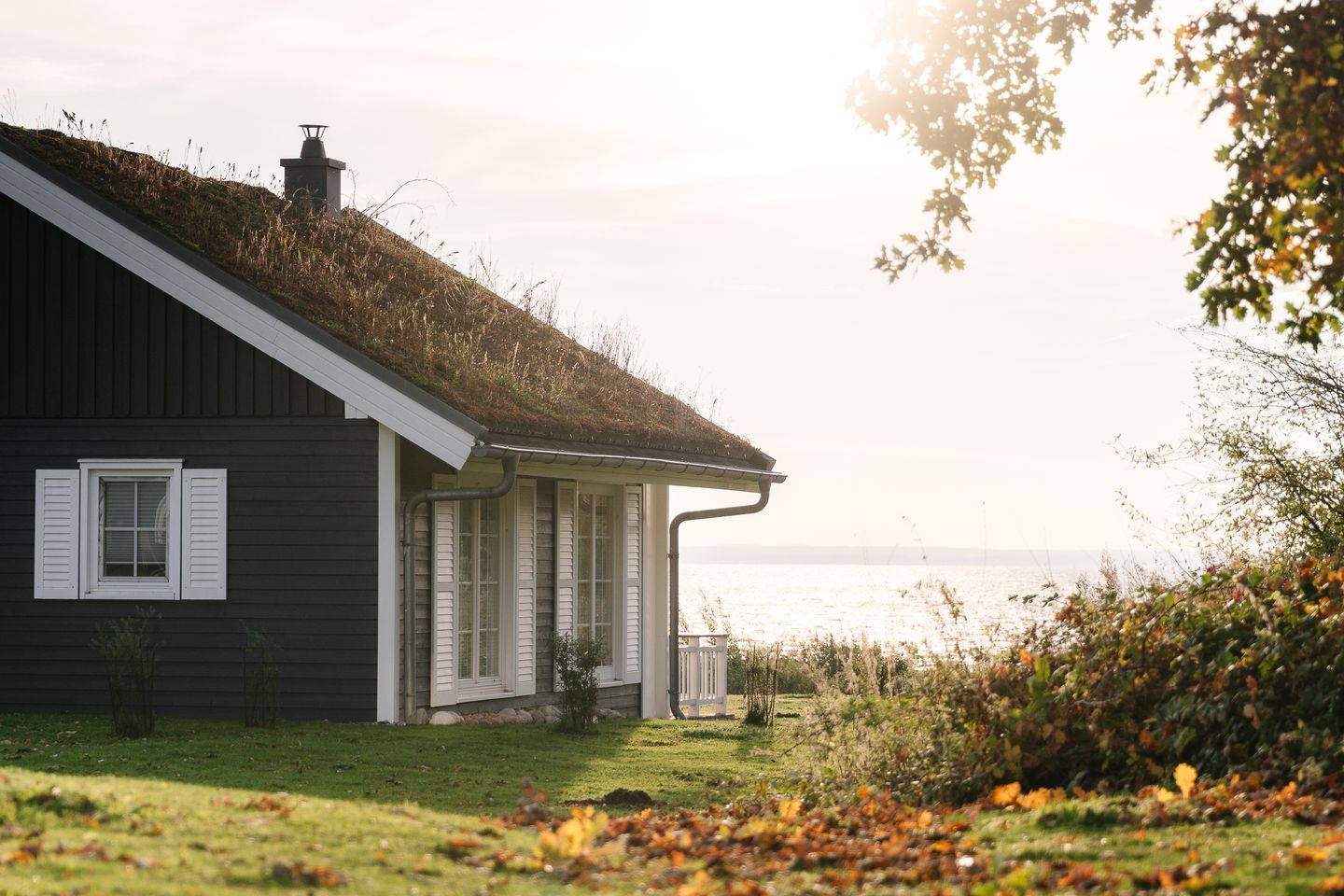 Schwedenhaus Steilküste Herbst
