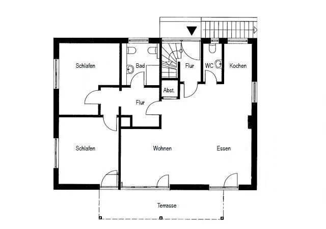 Haus Ran Ferienwohnung Ran 1 Wittdün auf Amrum - Grundriss