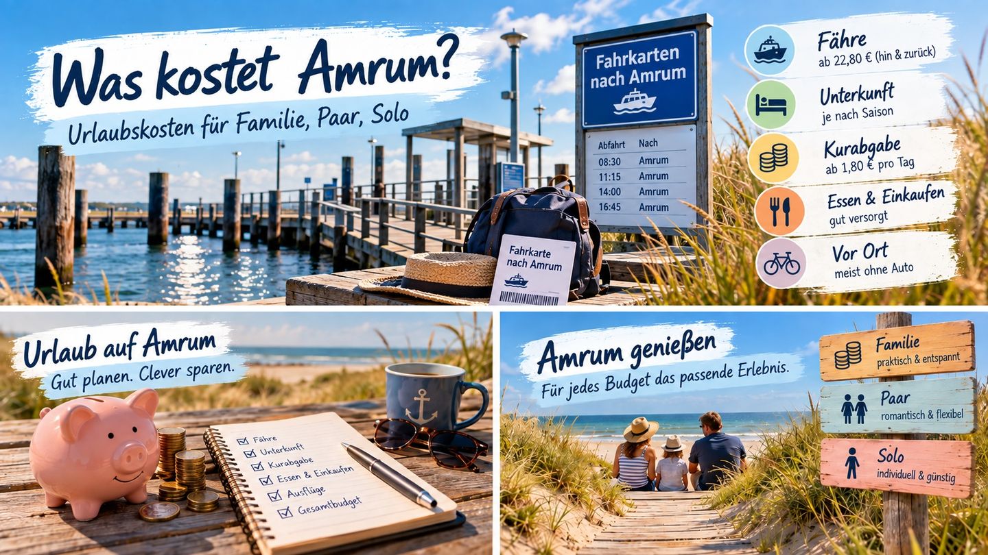 Was kostet Amrum - Urlaubskosten im Überblick
